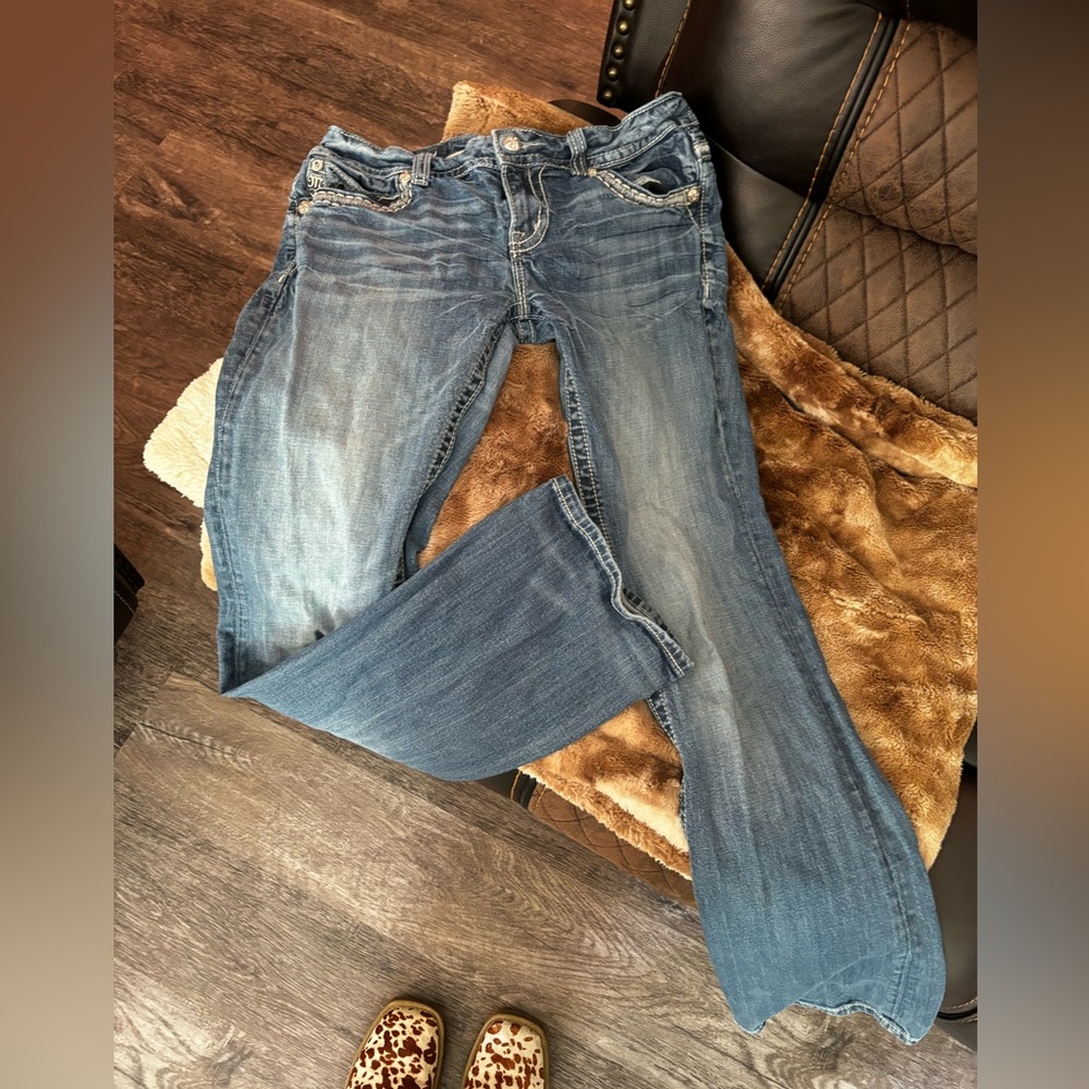 womens sz 32 bootcut miss me jeans
